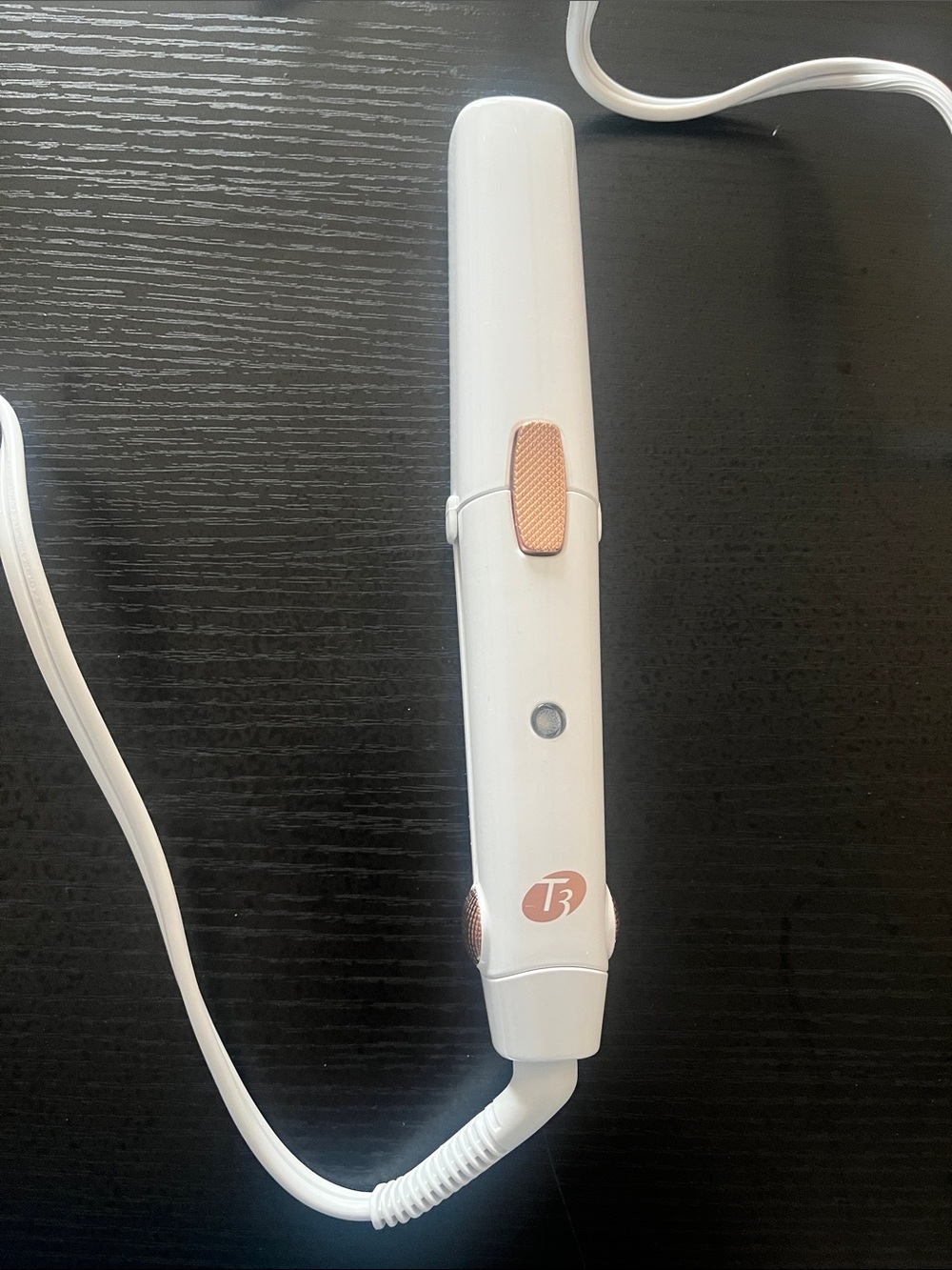 (NWOT) WT3 White and Rose Gold Travel Flat Iron